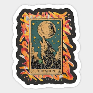 TAROT DESIGN - THE MOON Sticker